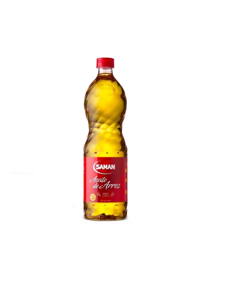 Aceite de Arroz Saman 900 cc 100% Natural Refinado