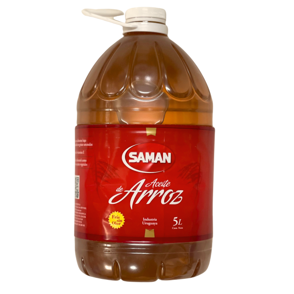 Aceite de Arroz Fritador Saman de 5 L