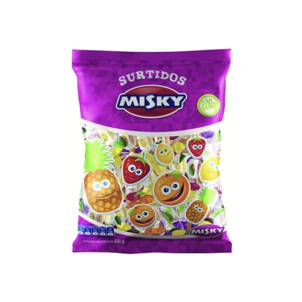 Masticables Surtidos Misky X 800 Gr - Aprox. 242 Unidades