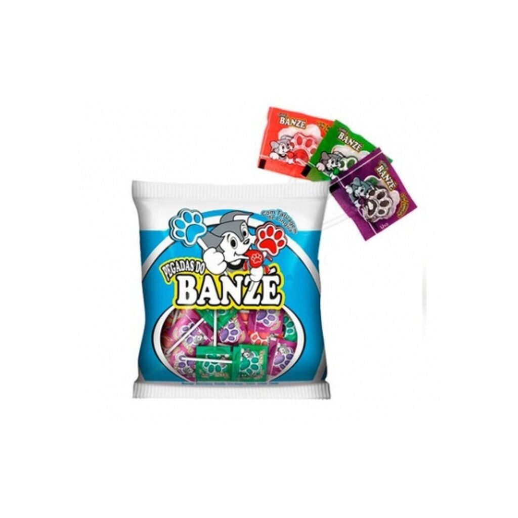 Chupetin Pegadas Do Banze X 50 Unidades Con Tatuaje De Lengua 200 Gr