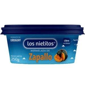 Mermelada Los Nietitos Zapallo De 250 Grs Sin Tacc