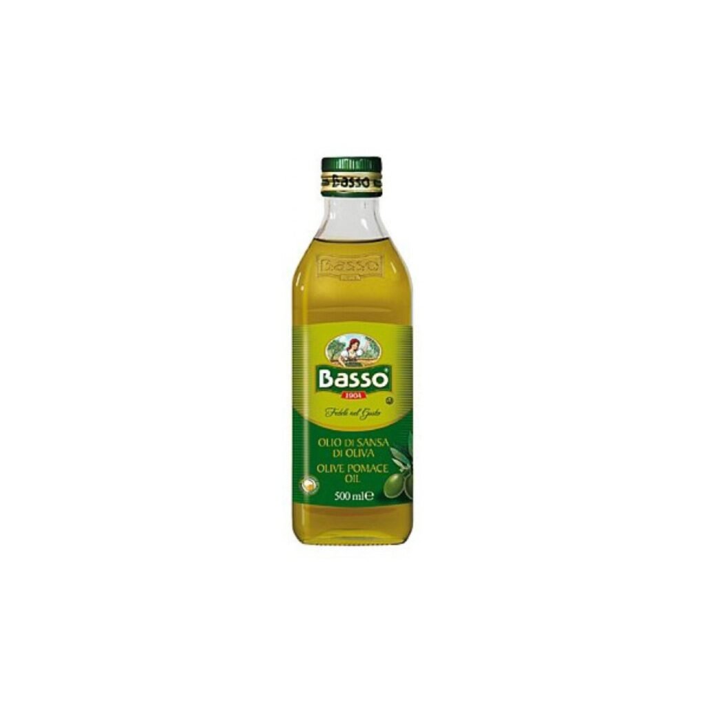 Aceite de Oliva Basso en Botella de Vidrio de 500 ml Italiano Sin TACC