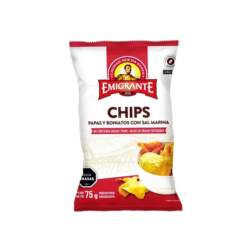 Chips De Papa Y Boniato Emigrante De 75 Grs