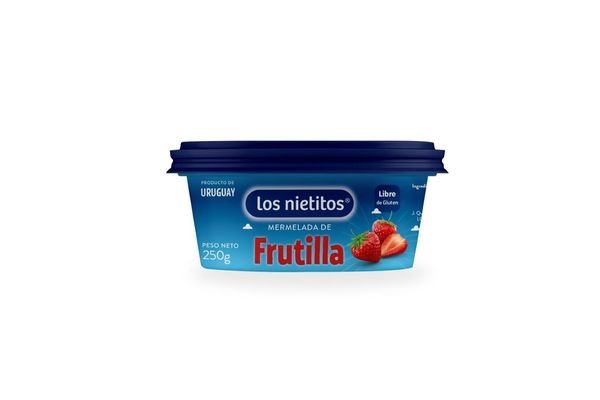 Mermelada Los Nietitos Frutilla De 250 Grs Sin Tacc