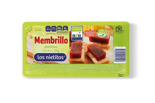 Membrillo Diet Sin Azucar Los Nietitos De 250 Grs. Sin Tacc