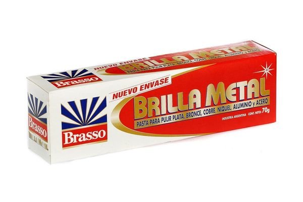 Brilla Metal Brasso Crema Para Pulir Metales De 70 Gr.
