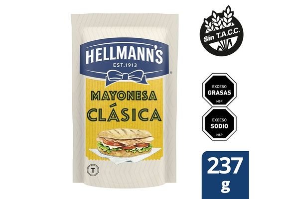 Mayonesa Hellmans En Sobre De 237 G Sin Tacc