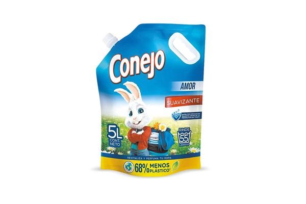 Suavizante Conejo En Doy Pack De 5 Lts. Amor
