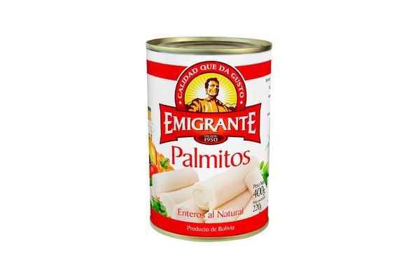 Palmitos Enteros Emigrante Lata De 400 G C/abre Facil