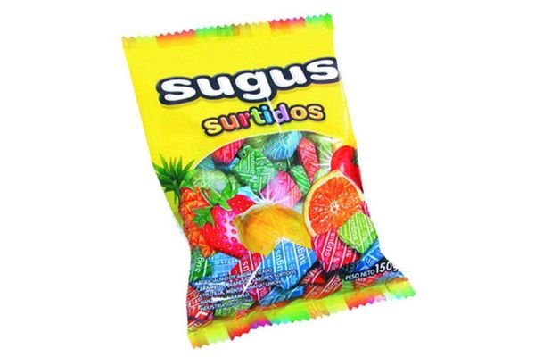 Caramelos Sugus Masticables Surtidos De 150 Grs Amarillo