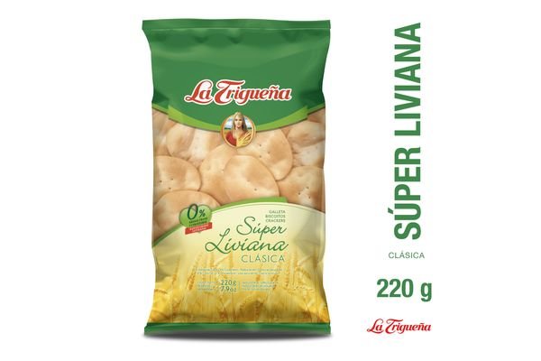 Galletas La Trigueña Super Liviana Clasica De 220 Grs