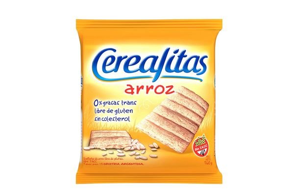 Galletitas Saladas Cerealitas De Arroz De 160 G