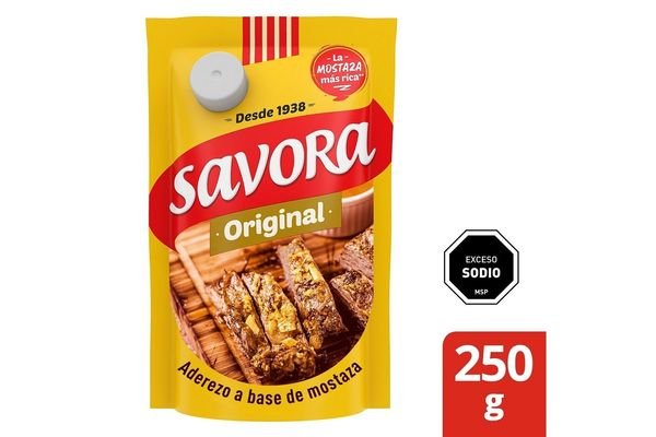 Savora Aderezo A Base De Mostaza Doy Pack De 250 Grs.