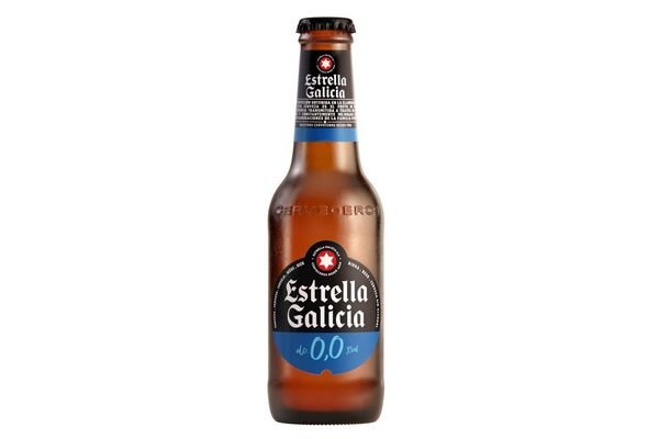 Cerveza Estrella Galicia 0.0% Alcohol En Botella De 250 Cc
