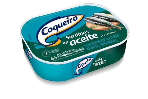 Sardinas En Aceite Coqueiro En Lata De 250 Gr.