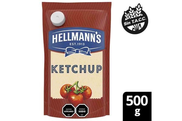Ketchup Hellmanns Doypack 500 Gr.