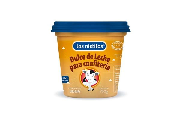 Dulce De Leche Para Confiteria Los Nietitos De 700 Grs Sin Tacc