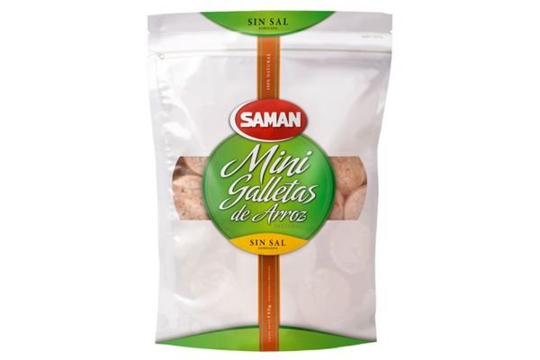 Galleta De Arroz Saman Mini De 150 Gr. Sin Sal