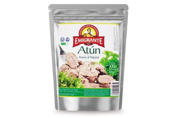 Atun Emigrante Trozos De 500 Gr. Natural