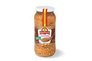 Lentejas Cocidas Emigrante En Frasco De 570 Gr.