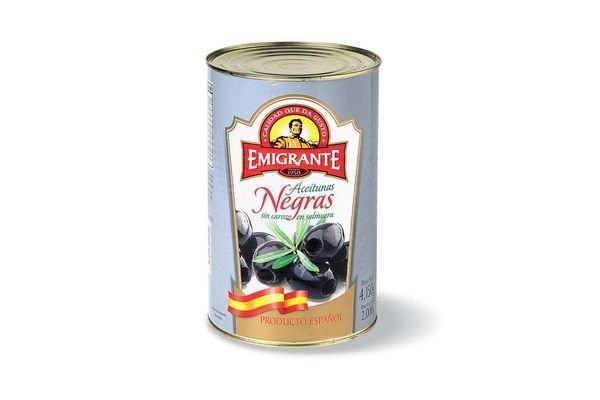 Aceitunas Negras Emigrante Sin Carozo De 240 Gr.