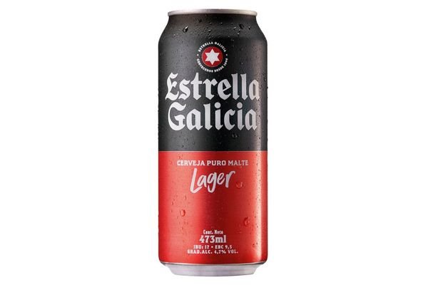 Cerveza Estrella Galicia En Lata De 473 Ml