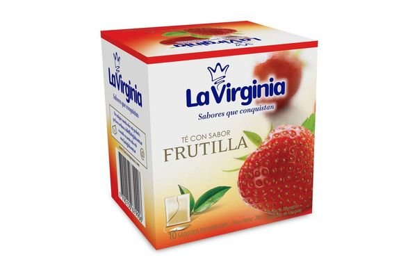Te La Virginia X 10 Saquitos Frutilla
