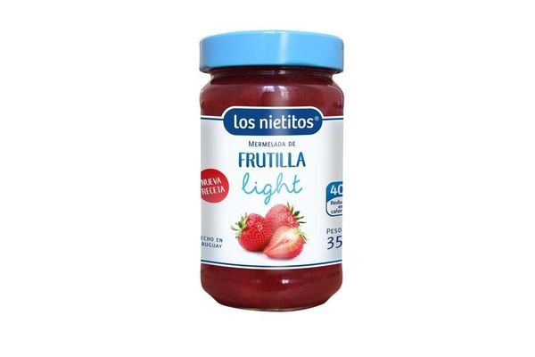 Mermelada Light Los Nietitos Frutilla De 350 Gr Sin Tacc