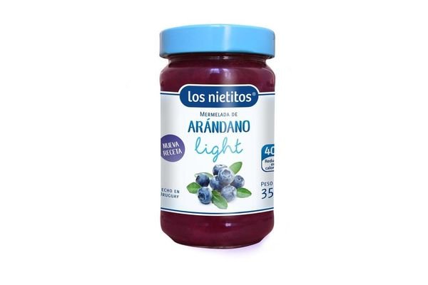Mermelada Light Los Nietitos Arandanos De 350 Gr Sin Tacc