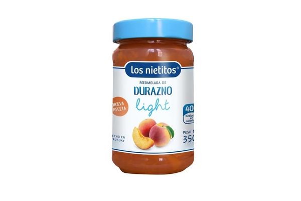 Mermelada Light Los Nietitos Durazno De 350 Gr. Sin Tacc