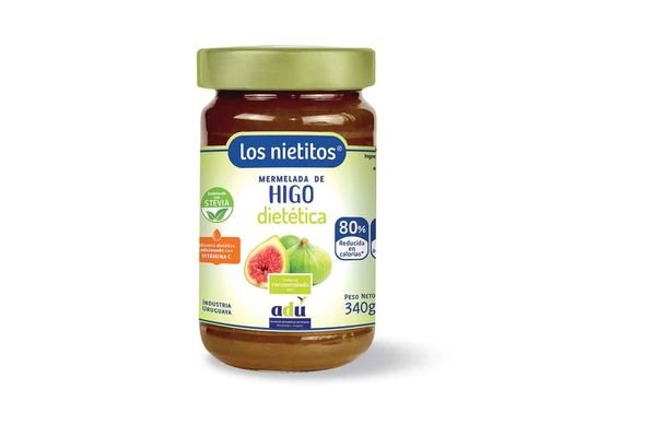 Mermelada Diet Sin Azucar Los Nietitos Higo De 340 Grs Sin Tacc