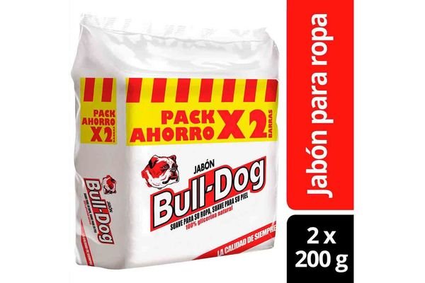 Pack 2 Jabones Bull Dog De 200 Gr Cada Uno