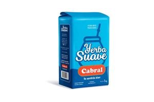 Yerba Suave Cabral De 1 Kg Sin Gluten