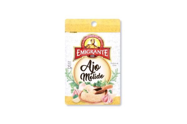 Ajo Molido Emigrante 25 G Con Abre Facil
